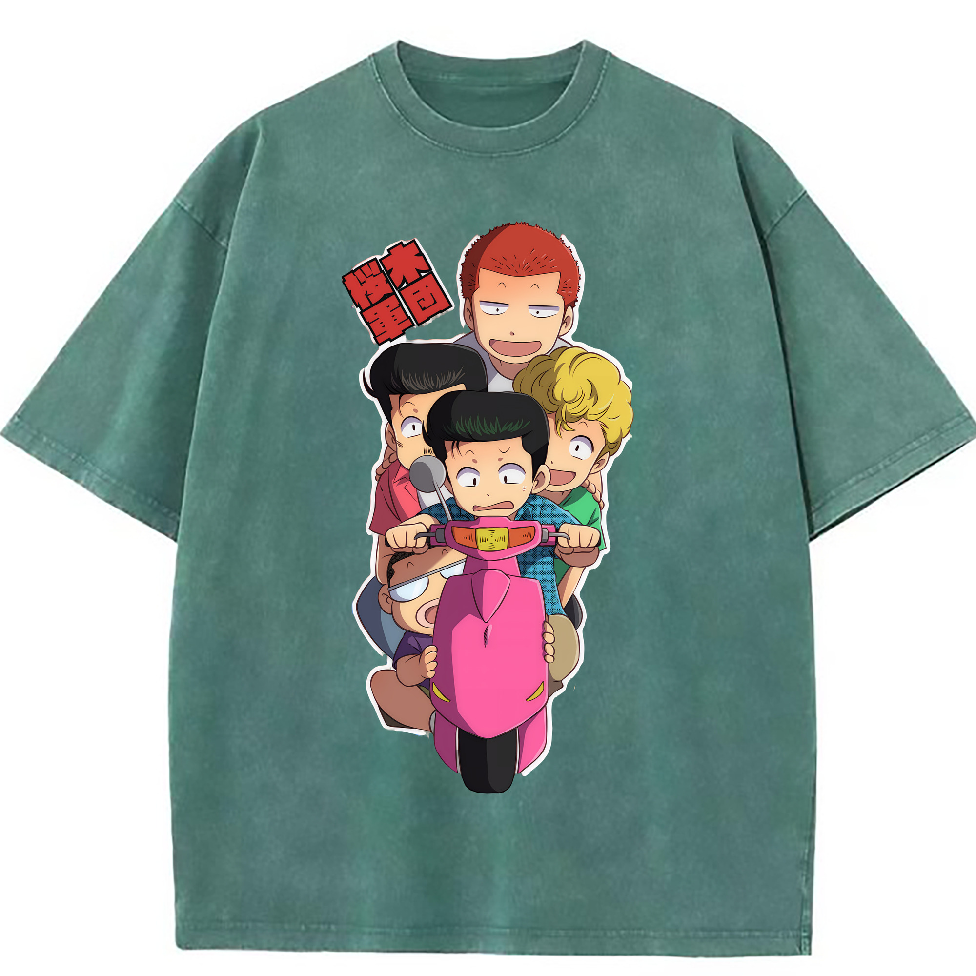 （画像用） SLAM DUNK／スラムダンク 綿100% ヴィンテージ風 半袖Tシャツ（フロントプリント）